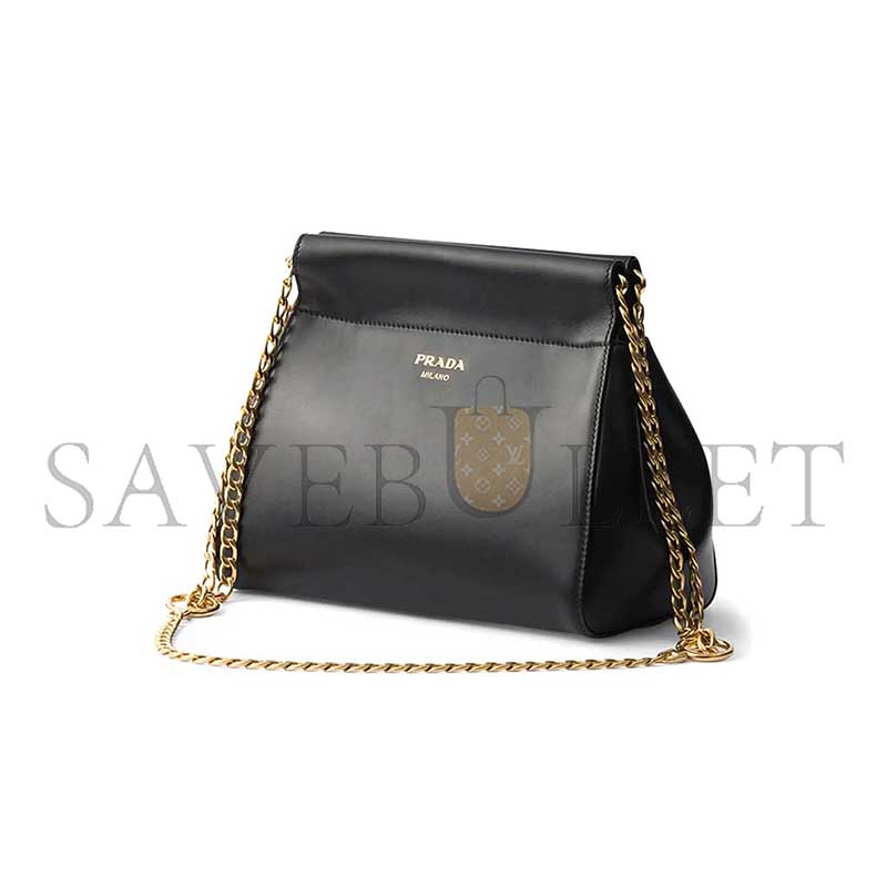 PRADA ENCHAINE MINI LEATHER BAG 1BC263 (22*18*11.5cm) 